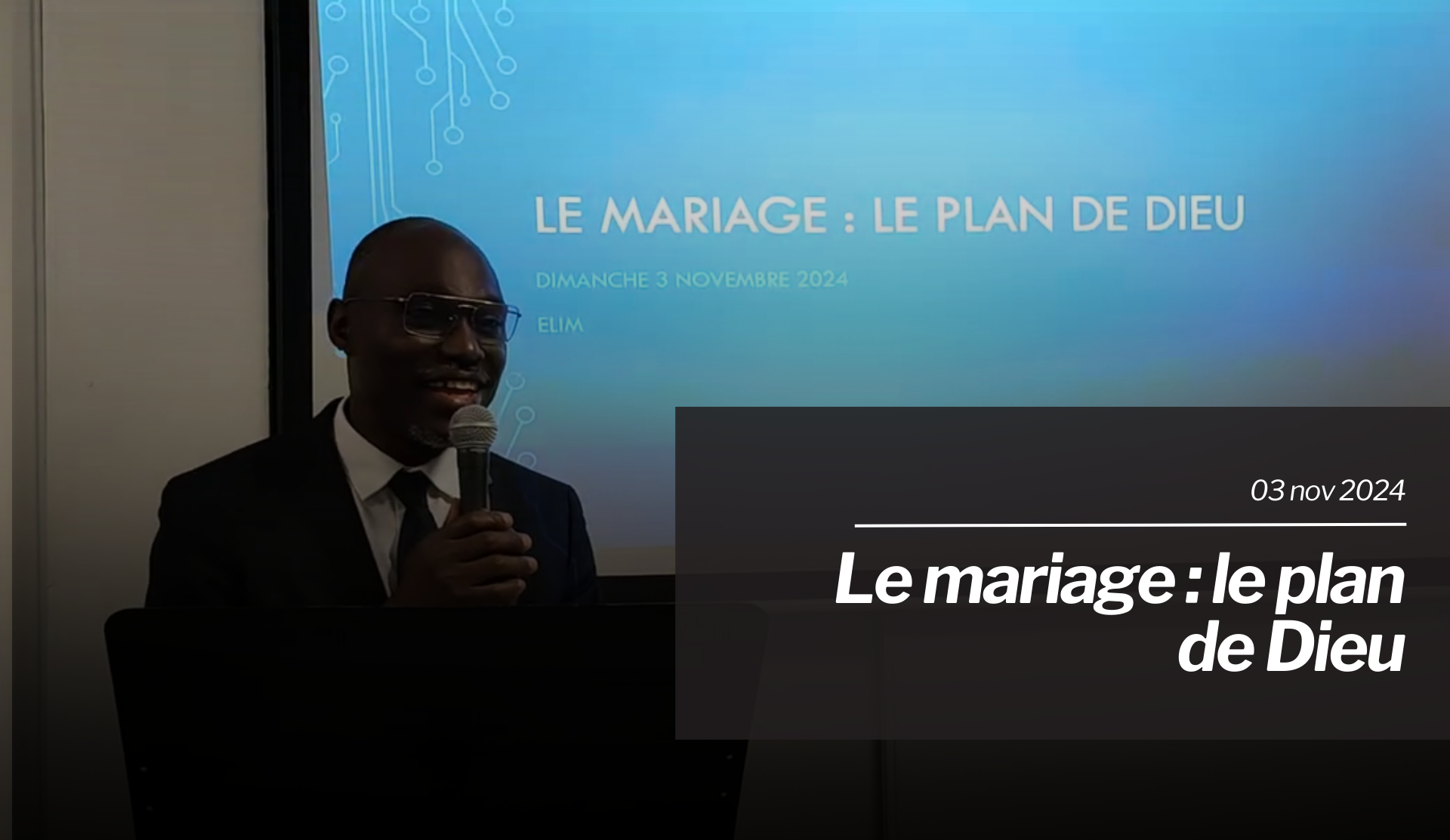 Prédication Message du dimanche